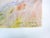 1989 watercolor on paper abstract seascape with sailboat. Signed illegibly and dated lower right corner. Unframed.