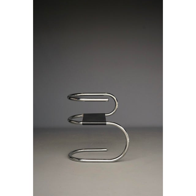1980s Tubular Side Chair by Wim van den Bergh, 1980s For Sale - Image 5 of 14