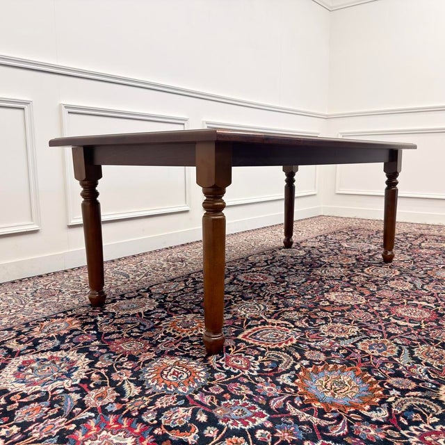 English Writing Desk with Leather For Sale - Image 5 of 15