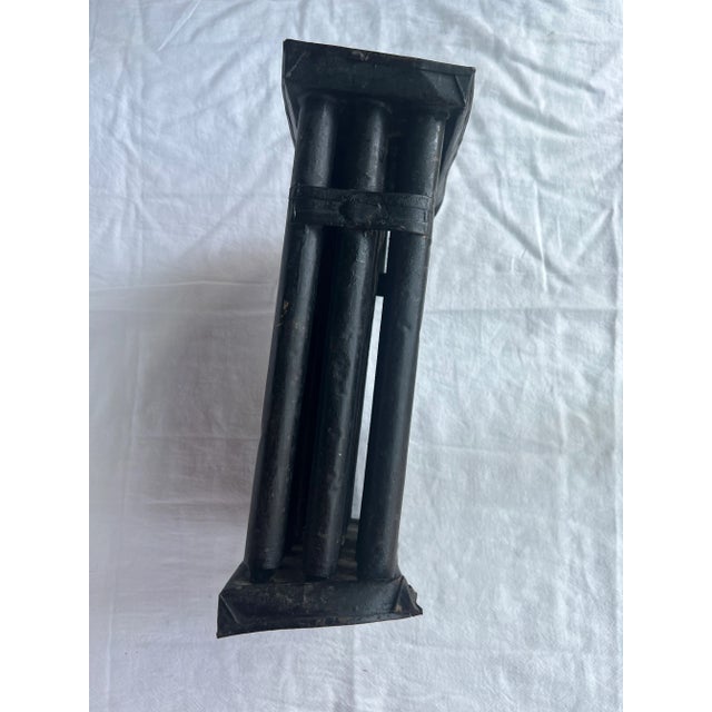 Antique tin 12 candle mold with handle. A great primative piece for your provincial or rustic decor. Combined shipping...