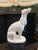 Add a touch of classic mid-century elegance to your home with this striking vintage Hollywood Regency style greyhound...