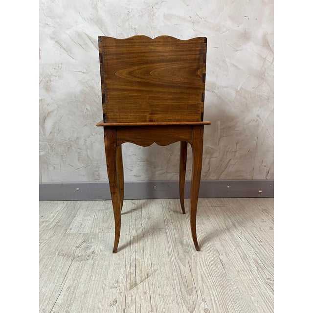 Small Louis XV Wooden Bedside Table, 1950s For Sale - Image 3 of 13