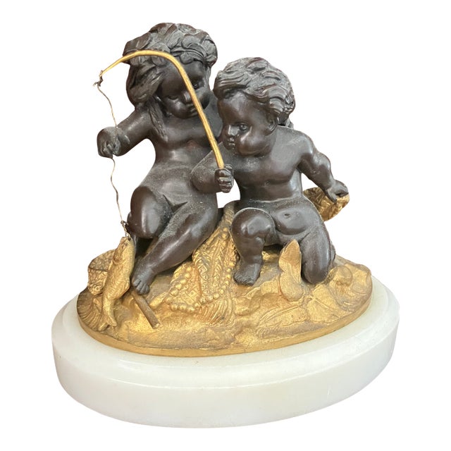 19th Century French Bronze Cherubs For Sale
