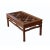Rectangular Glass Top Coffee Table With Chinese Old Windows Panel Design For Sale - Image 4 of 9