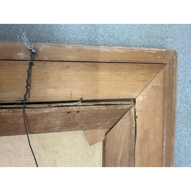 Green 1950s Mid Century Perlita Stokes Plein Air Painting Landscape Oil Board Gilt Wood Frame California Impressionism For Sale - Image 8 of 12