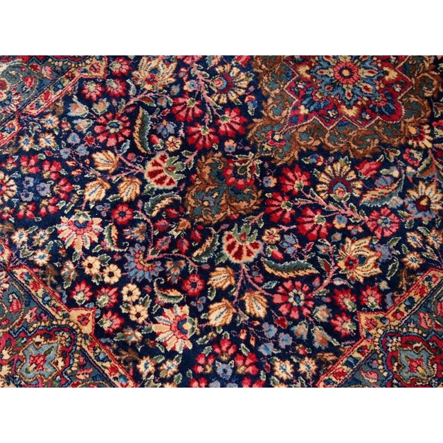 1920s, Handmade Antique Persian Kerman Rug 4' X 6.4' For Sale - Image 4 of 6