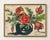 This vintage red flower still-life art print by Zolo Palugyay brings expressive European modernist color to a living room,...