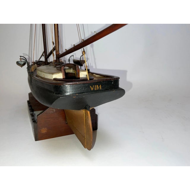 Model of the Schooner Yacht Vim For Sale - Image 12 of 12