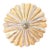 Vintage Carved Wood Sunburst Wall Medallion For Sale