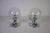 Vintage German Chrome and Glass Table Lamps, 1960s, Set of 2 For Sale - Image 6 of 12
