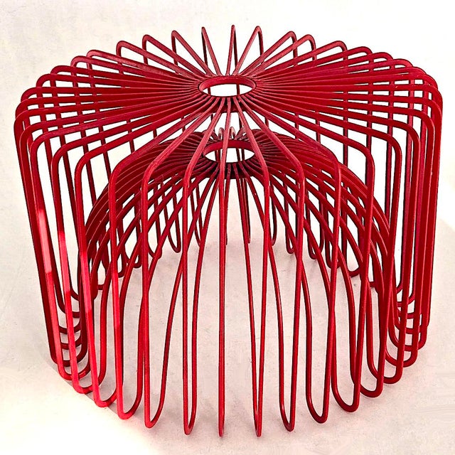 Ikea 1990's Scandinavian Modern Red Fruit/Centerpiece Bowl Designed by Ehlén Johansson For Sale - Image 4 of 17