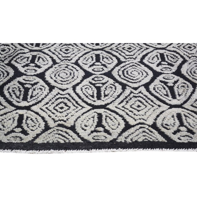 Contemporary Moroccan Sheba Hand Knotted Wool Rug, 9'1X12'5 For Sale - Image 4 of 6