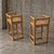 Rattan and Bamboo Wicker Seat, 1970s, Set of 2 For Sale - Image 3 of 6