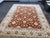 Textile 7ft 11in × 9ft 11 in Pak-Veg Hand-Knotted Floral Wool Area Rug For Sale - Image 7 of 12