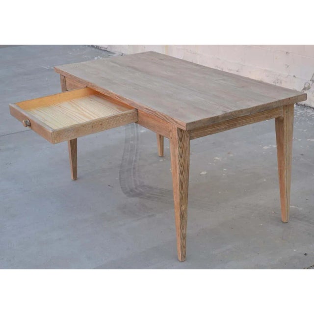 Harvest Table Made from Reclaimed Pine by Petersen Antiques For Sale - Image 11 of 12