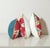 Vibrant Cottagecore Charm: Hana Chess in Ruby + Romo Miro in Beijing Blue + Down-Feather Filled Pillows = a Set of 4 For Sale - Image 15 of 17
