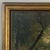 Dark Green Framed Oil Painting on Canvas by J. Vanlint 'Landscape With Cows' For Sale - Image 8 of 17