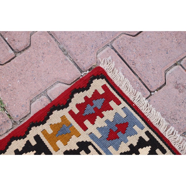 1980s Traditional Red Cappadocia Kilim For Sale In Sacramento - Image 6 of 13