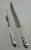 James Dixon & Sons 1980s Silver Pair Carving Set, Carving Fork & Carving Knife, Lily. For Sale - Image 4 of 9