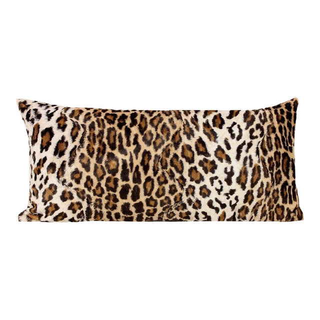 Ralph Lauren Leopard Print Velvet Cheetah Spot Pillow For Sale