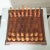 Vintage Hand-Carved Wood and Leather Chess Set For Sale In New York - Image 6 of 11