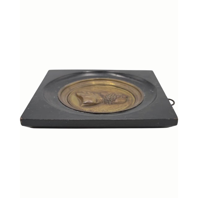 Grand Tour Antique Jean-Jacques Rousseau Bronze Relief Medallion Wall Plaque For Sale - Image 3 of 15