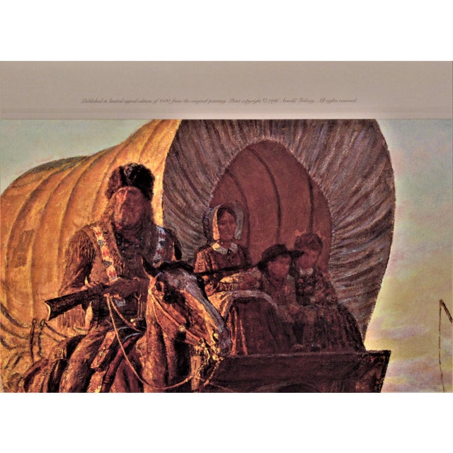 Arnold Friberg, The Long Trail West, Circa 1980 For Sale - Image 9 of 11