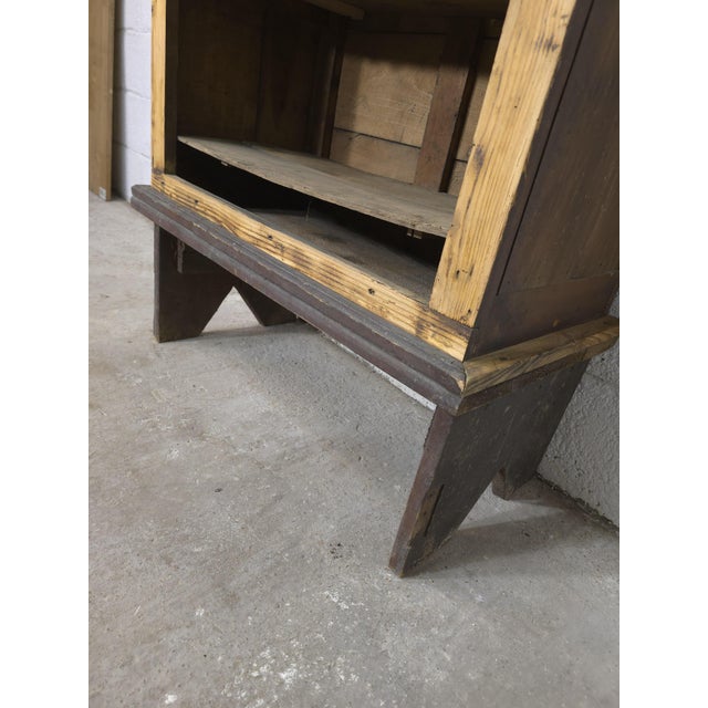 Wood Antique Freestanding Shelf, 1890s For Sale - Image 7 of 14