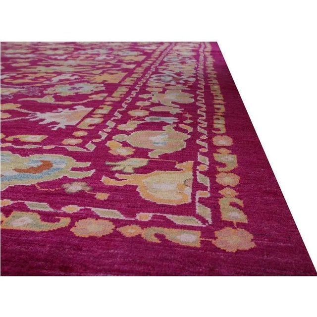 Handwoven Persian Sultanabad Area Rug 12’1″ X 16’10” For Sale In Dallas - Image 6 of 13