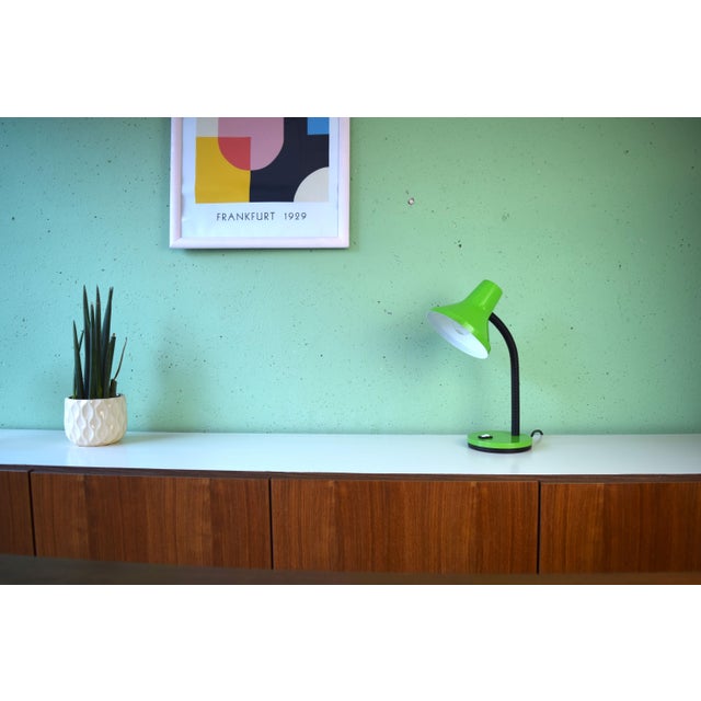 Green Table Lamp from Pfäffle, Germany, 1970s For Sale - Image 3 of 9