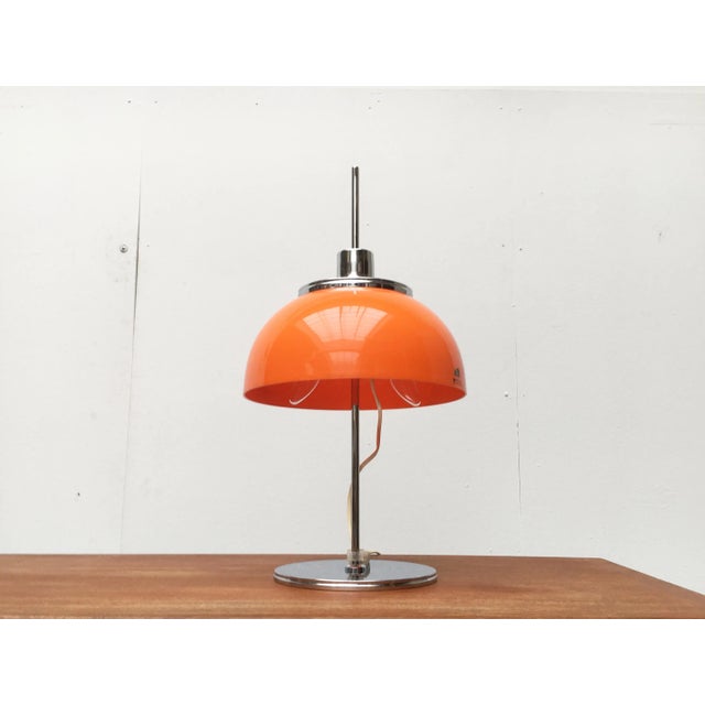 Vintage Space Age Italian Faro Table Lamp from Guzzini, 1970s For Sale - Image 17 of 18