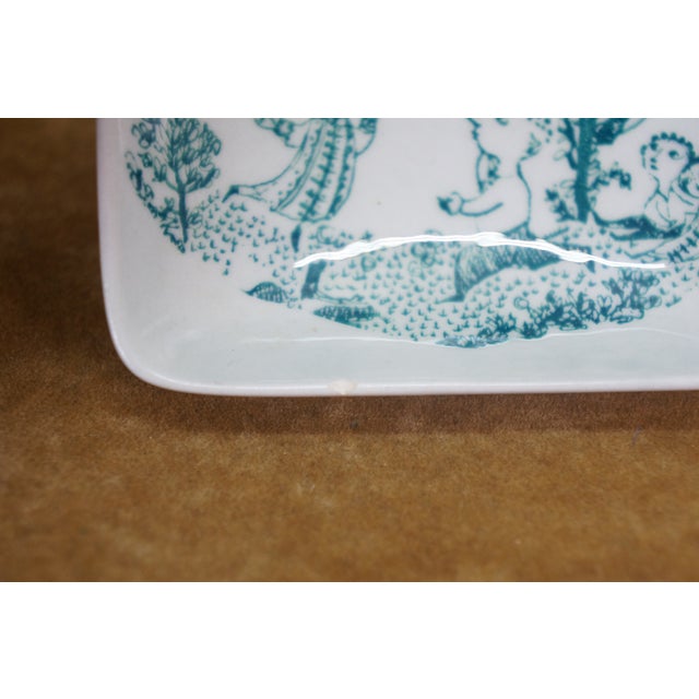 Late 20th Century 4 Danish Nymolle Bjorn Wiinblad Picnic in Denmark Salt Bone Trinket Dishes Compotes For Sale - Image 6 of 16