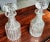 Beautiful Antique William IV English Fine Lead Cut Crystal Spirit Decanters - Pair. For Sale - Image 9 of 13