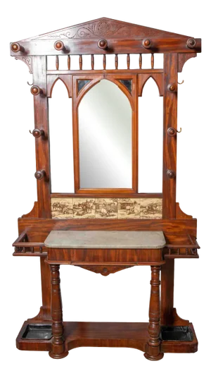 Victorian Hallstand in Mahogany