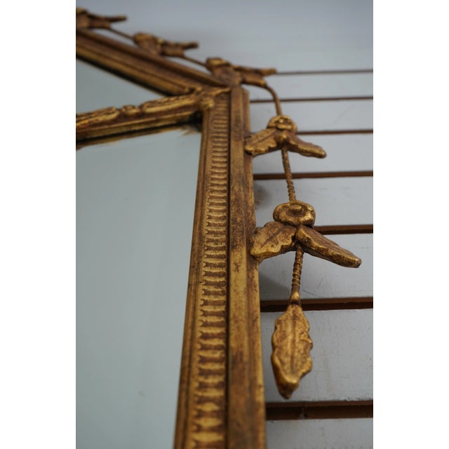 Gold Friedman Brothers Model 6658 Gold Frame Adams Mirror For Sale - Image 8 of 11