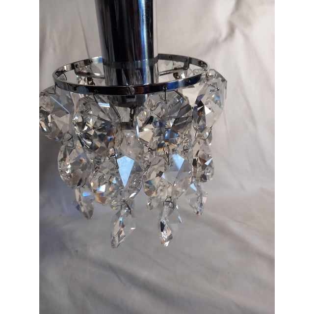 Lead Crystal Cascade Lamp from Bakalowits & Söhne, 1970s For Sale - Image 11 of 18