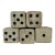 1960s Vintage Oversized Wooden Dice- Set of 6 For Sale