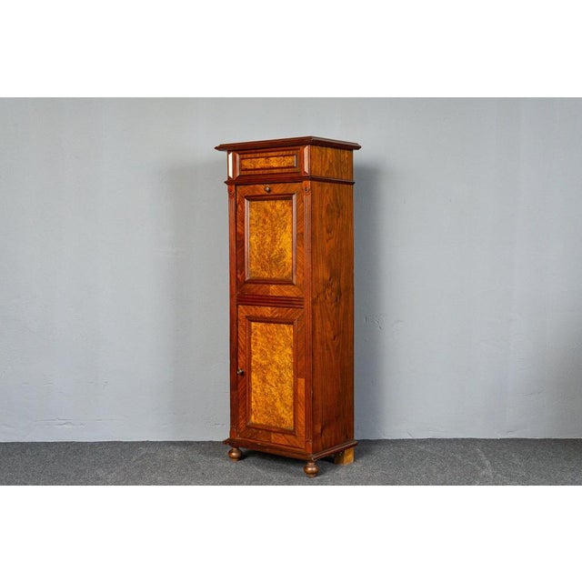 Vintage Brown Wash Cabinet For Sale - Image 5 of 17