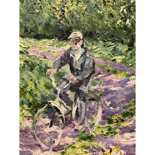 Georgij Moroz, Summer Bicycle in Countryside, 2004, Oil on Canvas For Sale - Image 3 of 8