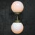 Gold Vintage Double Sconce Wall Lamp in Cast Iron, Opaline Glass and Brass For Sale - Image 8 of 10