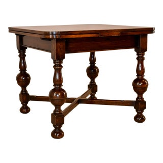 Edwardian Table With Draw-Leaves, C. 1900 For Sale