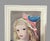 Vintage Art Nouveau Deco French Litho Print Femme A La Colombe Marie Laurencin, also known as Blue Bird and Girl with a...