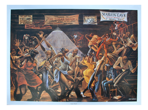 Ernie Barnes, Sugar Shack, Silkscreen Print, 2002