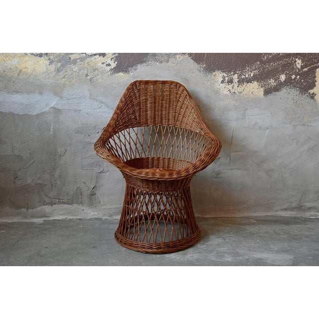 Bohemian Rattan Children's Armchair For Sale - Image 4 of 13