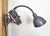 Grey Industrial Gooseneck Scissor Wall Lamp from Elektroinstala, 1960s For Sale - Image 16 of 18