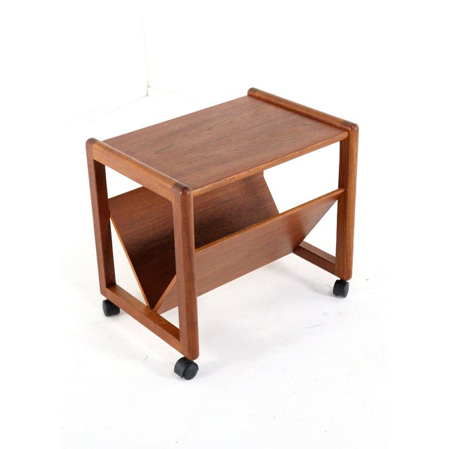 Lectuurbak Serving Bar Cart by Aksel Kjersgaard for Odder, 1960s For Sale - Image 3 of 8