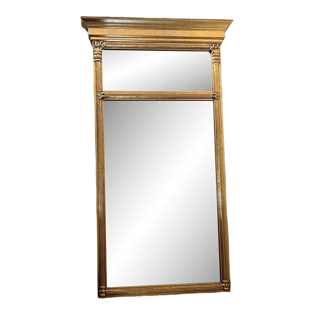 Empire Style Pier Mirror, C. 1960's For Sale