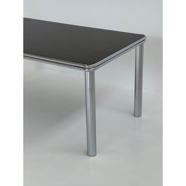 Scandinavian Chromed Metal Table, 1970s For Sale - Image 12 of 14