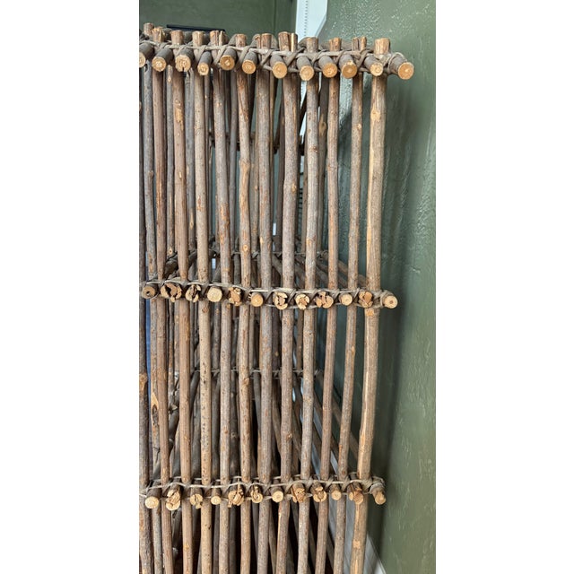 20th Century American Adirondack-Style Shelving Unit For Sale - Image 10 of 15