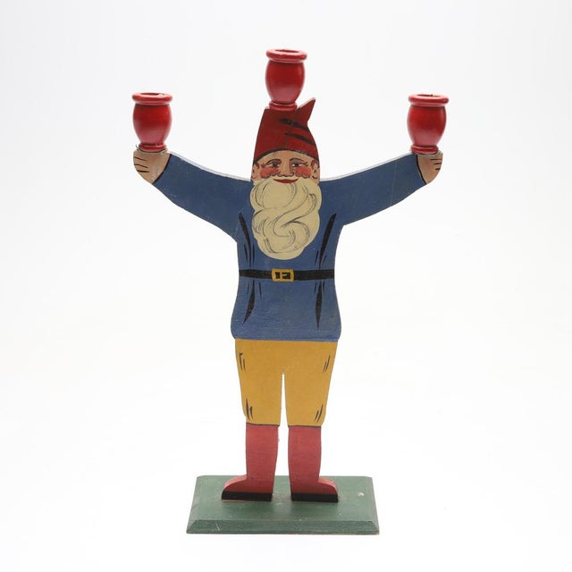 1920s Antique Swedish Christmas Gnome, 1920 For Sale - Image 5 of 5